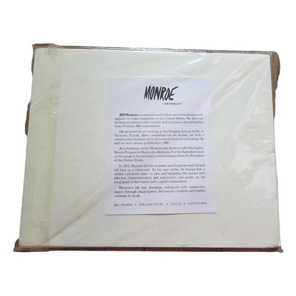 VTG Bill Monroe "Apparently You Haven't Been Retired As Long As I Have" Signed - Picture 2 of 2